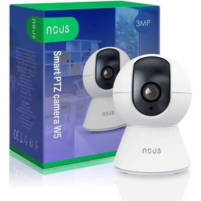 Nous W5 Inteligentna Kamera WiFi PTZ - Kamera Bezpieczeństwa Nous W5 Inteligentna Kamera WiFi PTZ - Kamera Bezpieczeństwa
