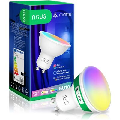 NOUS P8 Smart WiFi RGB GU10 - Smart LED Light NOUS P8 Smart WiFi RGB GU10 - Smart LED Light