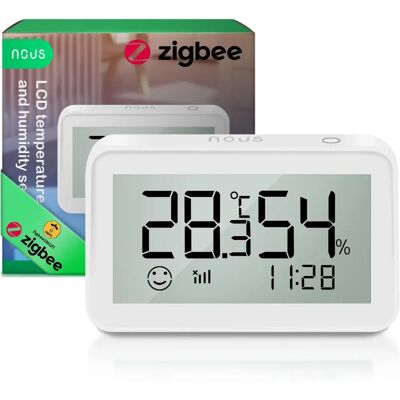 Sensor de Temperatura e Humidade ZigBee E6 - Casa Inteligente Sensor de Temperatura e Humidade ZigBee E6 - Casa Inteligente