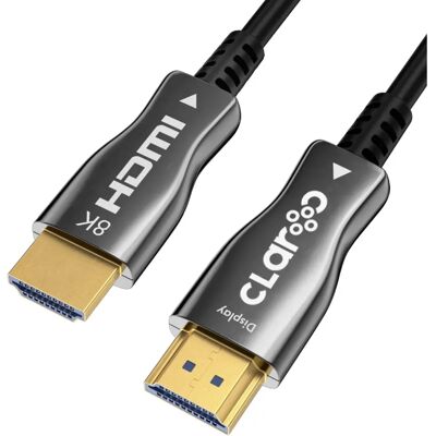 Câble HDMI Fibre Optique AOC 2.1 8K 3M Claroc - Publicité Câble HDMI Fibre Optique AOC 2.1 8K 3M Claroc - Publicité