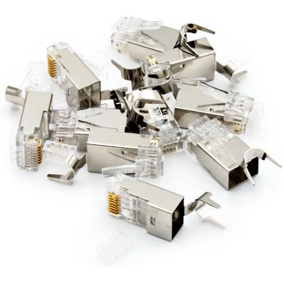 Digitus Högkvalitativt RJ45 Cat.6A kontakt - Svart Digitus Högkvalitativt RJ45 Cat.6A kontakt - Svart