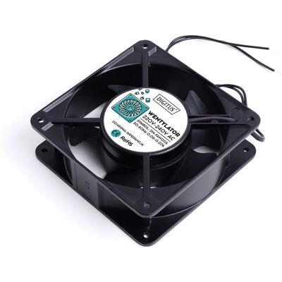 Digitus DN-FAN120S Zwarte 120x38mm Koelventilator Digitus DN-FAN120S Zwarte 120x38mm Koelventilator