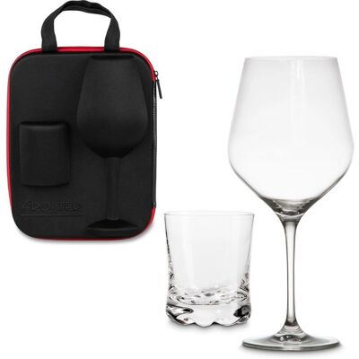Froster diVinto - kieliszek do wina 860 ml, kieliszek do whisky 250 ml - Zestaw upominkowy Froster diVinto - kieliszek do wina 860 ml, kieliszek do whisky 250 ml - Zestaw upominkowy