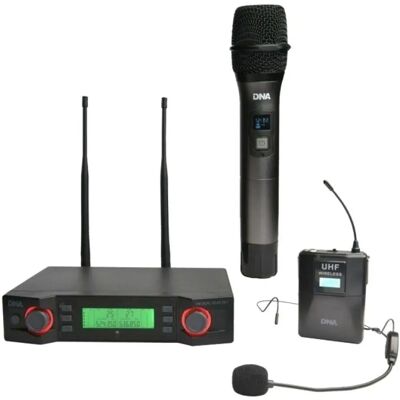 DNA PROFESSIONAL VM Dual Vocal Head Set - Drahtloses Mikrofon-System DNA PROFESSIONAL VM Dual Vocal Head Set - Drahtloses Mikrofon-System