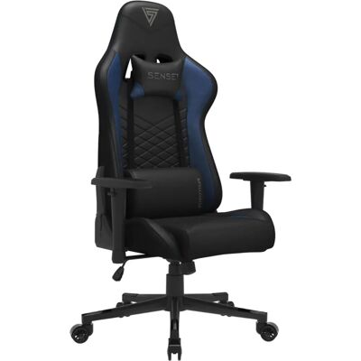 Sense7 Spellcaster Gaming-Stuhl - Schwarz-Blau Sense7 Spellcaster Gaming-Stuhl - Schwarz-Blau