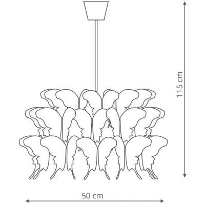 Light Prestige Farfalla Lampe Suspendue Blanche - Luminaire Plafond - Publicité Light Prestige Farfalla Lampe Suspendue Blanche - Luminaire Plafond - Publicité