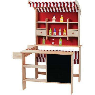 Leomark - Supermercato Di Legno - Drewno - 84x64x117 cm - Stoisko marketowe Leomark - Supermercato Di Legno - Drewno - 84x64x117 cm - Stoisko marketowe