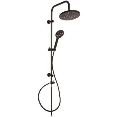 Colonna doccia Invena Multi Funzione con Grande Pioggia Scorrevole - Colonna Doccia Nera Colonna doccia Invena Multi Funzione con Grande Pioggia Scorrevole - Colonna Doccia Nera