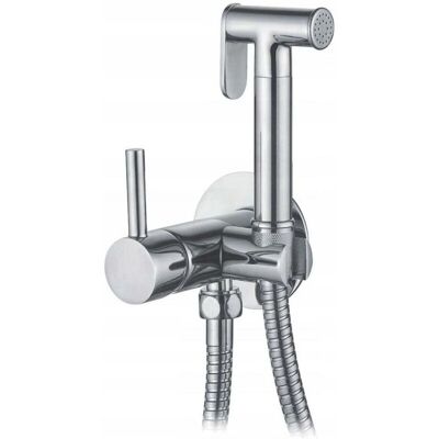 Bidet naścienny Invena Trend - Bidet, Chrom, Ceramika, Wąż 125cm Bidet naścienny Invena Trend - Bidet, Chrom, Ceramika, Wąż 125cm