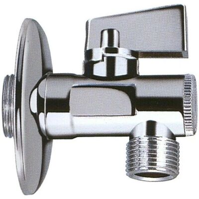 Invena Valvola a Sfera di Isolamento Cromata - 1/2" BSP, Uscite Variate Invena Valvola a Sfera di Isolamento Cromata - 1/2" BSP, Uscite Variate