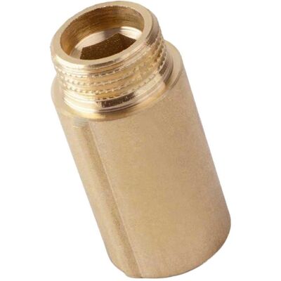 Invena 22mm Rohrgewindeverlängerung - Gusseisen Messing - 10-60mm Invena 22mm Rohrgewindeverlängerung - Gusseisen Messing - 10-60mm