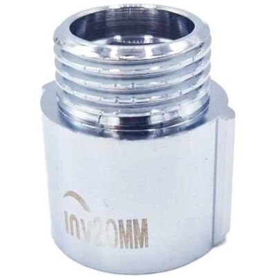 Invena prolunga tubo 1/2" BSP - Ottone cromato - 20-100mm Invena prolunga tubo 1/2" BSP - Ottone cromato - 20-100mm
