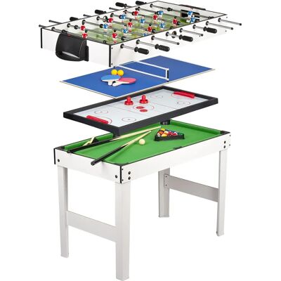 Table de Jeux Familiale Leomark - Set Multi-Jeux 4-en-1 - Publicité Table de Jeux Familiale Leomark - Set Multi-Jeux 4-en-1 - Publicité