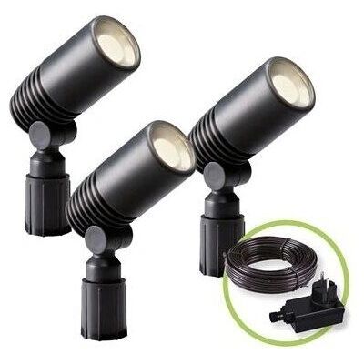 Garden Lights Set Ontano - 12V 120lm - Antraciet - 27cm Garden Lights Set Ontano - 12V 120lm - Antraciet - 27cm