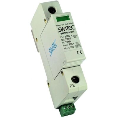 SIMTEC - SM10D/1P - 275V AC - 10kA - Parasurtenseur - Publicité SIMTEC - SM10D/1P - 275V AC - 10kA - Parasurtenseur - Publicité