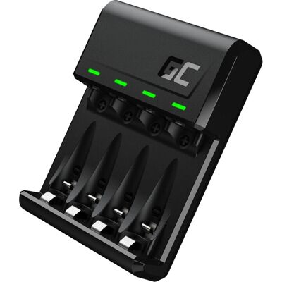 Green Cell GC VitalCharger Ni-MH AA AAA Akku Ladegerät - USB, Schwarz Green Cell GC VitalCharger Ni-MH AA AAA Akku Ladegerät - USB, Schwarz