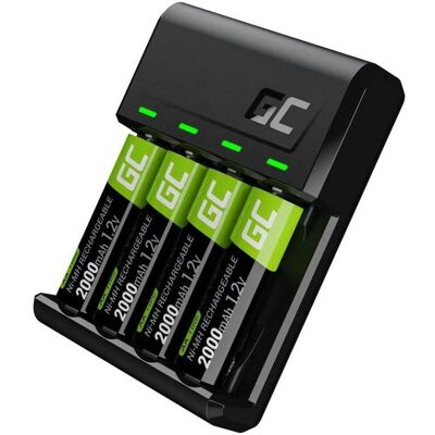 GreenCell VitalCharger + 4x AA 2000mAh GreenCell VitalCharger + 4x AA 2000mAh