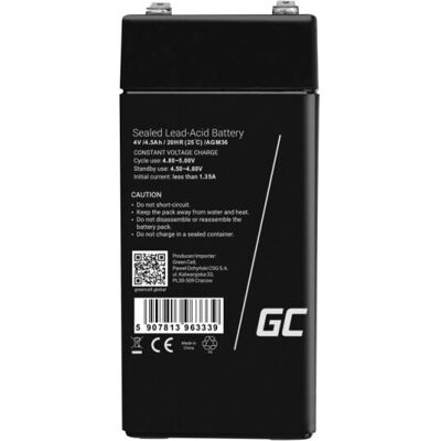 Green Cell AGM36 UPS battery - 4V 4.5Ah Green Cell AGM36 UPS battery - 4V 4.5Ah