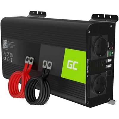 Inverseur de voiture Green Cell PRO - 12V à 230V, 2000W Inverseur de voiture Green Cell PRO - 12V à 230V, 2000W
