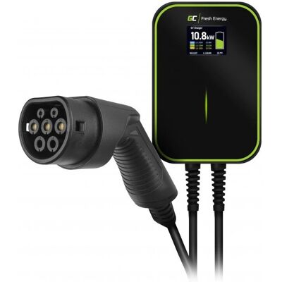 Estación de carga Green Cell EV14 para vehículos eléctricos - Montaje en pared Estación de carga Green Cell EV14 para vehículos eléctricos - Montaje en pared