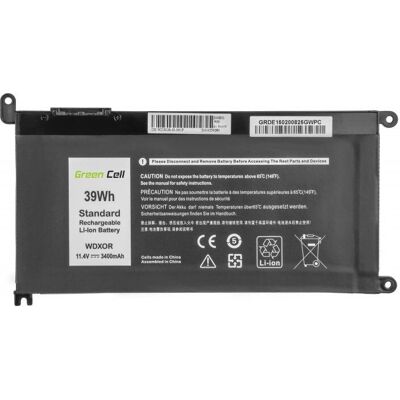 Green Cell DE150 Laptop-Akku - Schwarz - 3400mAh Green Cell DE150 Laptop-Akku - Schwarz - 3400mAh