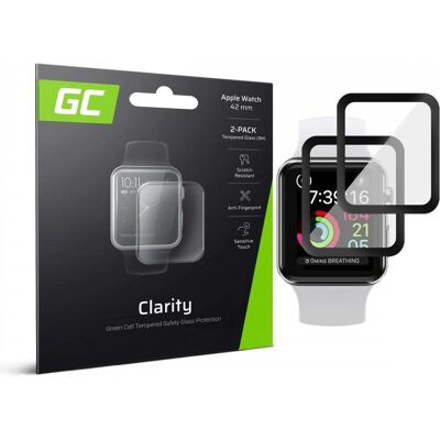 Green Cell - GC Clarity - Apple Watch 42mm - 9H - Protection d'écran Green Cell - GC Clarity - Apple Watch 42mm - 9H - Protection d'écran