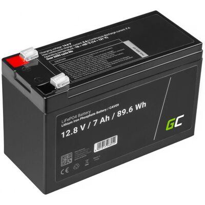 Bateria UPS Green Cell CAV09 Fosfato de Ferro de Lítio - 12,8V 7Ah Bateria UPS Green Cell CAV09 Fosfato de Ferro de Lítio - 12,8V 7Ah