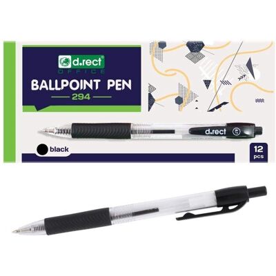 D.Rect Pen 294 - Schwarz - Stift - 12 Stücke D.Rect Pen 294 - Schwarz - Stift - 12 Stücke