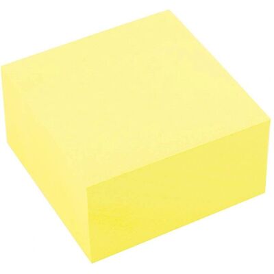 D.Rect 76x76mm gelb selbstklebender Block - selbstklebender Block D.Rect 76x76mm gelb selbstklebender Block - selbstklebender Block