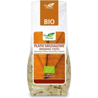 BIO PLANET Organiczne płatki migdałowe - Płatki migdałów BIO PLANET Organiczne płatki migdałowe - Płatki migdałów