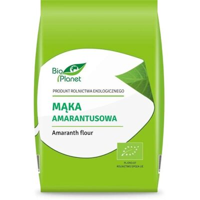 BIO PLANET Ekologiczna mąka z amarantusa - 400g - Mąka BIO PLANET Ekologiczna mąka z amarantusa - 400g - Mąka