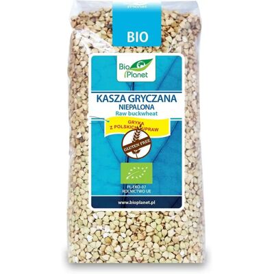 BIO PLANET Gryka - Organiczna, Nieprażona, Bezglutenowa - 500g BIO PLANET Gryka - Organiczna, Nieprażona, Bezglutenowa - 500g