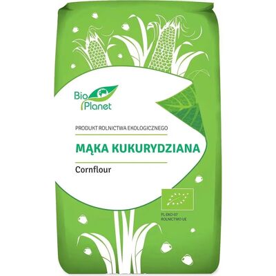 BIO PLANET Ekologiczna Mąka Kukurydziana - Pieczenie i Gotowanie - 400g BIO PLANET Ekologiczna Mąka Kukurydziana - Pieczenie i Gotowanie - 400g