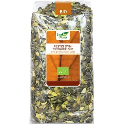 Bio Ciemnozielone Pestki Dyni - 1kg - Pestki Dyni Bio Ciemnozielone Pestki Dyni - 1kg - Pestki Dyni