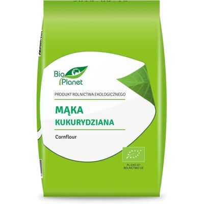 Mąka kukurydziana BIO PLANET - Organiczna, Wszechstronna, Bez glutenu Mąka kukurydziana BIO PLANET - Organiczna, Wszechstronna, Bez glutenu