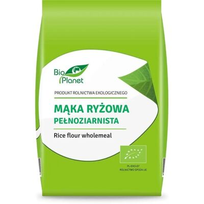 BIO PLANET Farine de riz complet - Biologique 500 g - Publicité BIO PLANET Farine de riz complet - Biologique 500 g - Publicité