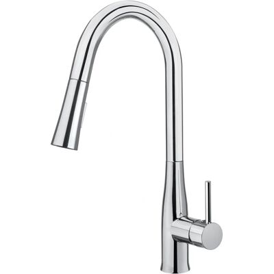 Grifo de Cocina Deante Lukrecja - Manguera extraíble, Cromo Grifo de Cocina Deante Lukrecja - Manguera extraíble, Cromo