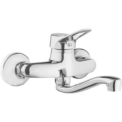 Deante VERO BOW 050M - Wandmontierte Waschtischarmatur - Chrom Deante VERO BOW 050M - Wandmontierte Waschtischarmatur - Chrom