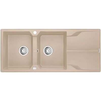 Deante Zlew Andante Piaskowy Granit 2k Z/o 1160x500x224 - Küchenspüle Deante Zlew Andante Piaskowy Granit 2k Z/o 1160x500x224 - Küchenspüle