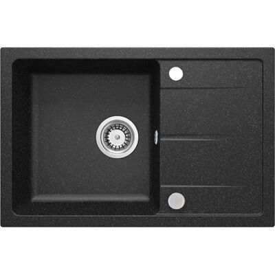 Deante Zlew Leda Graphit Granit 1k Spüle 670x440x164 - Space-Saver Deante Zlew Leda Graphit Granit 1k Spüle 670x440x164 - Space-Saver