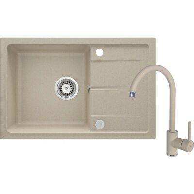 Deante - ZRDA7113 - 67x44 cm - Piaskowy - Lavello in granito Deante - ZRDA7113 - 67x44 cm - Piaskowy - Lavello in granito