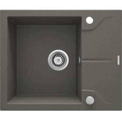 Fregadero de Granito Deante - 1 Cuenco, Antracita - Compacto, Duradero, Fácil de Instalar Fregadero de Granito Deante - 1 Cuenco, Antracita - Compacto, Duradero, Fácil de Instalar