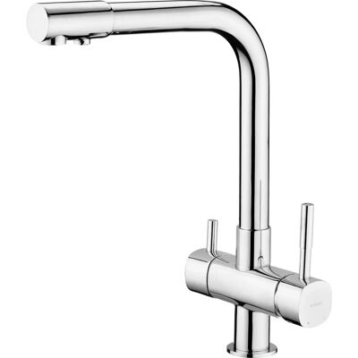 Deante Chrom Spültischarmatur mit Wasserfilteranschluss Deante Chrom Spültischarmatur mit Wasserfilteranschluss