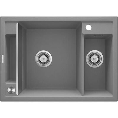 Deante Magnetischer Granitspüle - 1,5-Becken - 690x500x219mm Deante Magnetischer Granitspüle - 1,5-Becken - 690x500x219mm