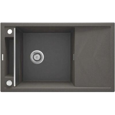 Deante Modell T113 Magnetischer Granitspüle - 1 Becken, Abtropffläche Deante Modell T113 Magnetischer Granitspüle - 1 Becken, Abtropffläche