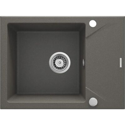 Lavello in granito Deante con una ciotola e scolapiatti - Lavello da cucina Lavello in granito Deante con una ciotola e scolapiatti - Lavello da cucina