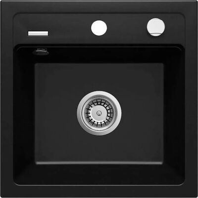 Lavello in granito Deante Zorba 1-Compartimento - Nero Lavello in granito Deante Zorba 1-Compartimento - Nero