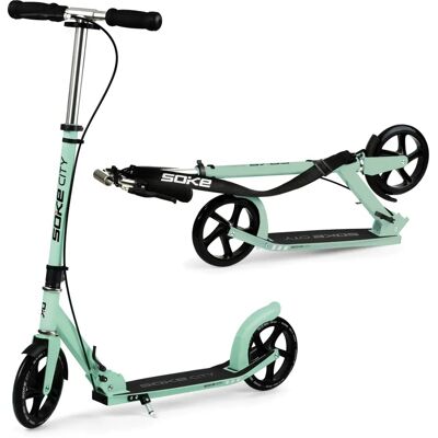 Scooter Verde Soke City - Ciudad, Ajustable, Ruedas Grandes Scooter Verde Soke City - Ciudad, Ajustable, Ruedas Grandes
