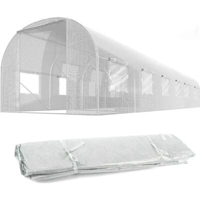 Plonos 3x6m Witte tuinbouwfolie - Beschermt gewassen & planten Plonos 3x6m Witte tuinbouwfolie - Beschermt gewassen & planten
