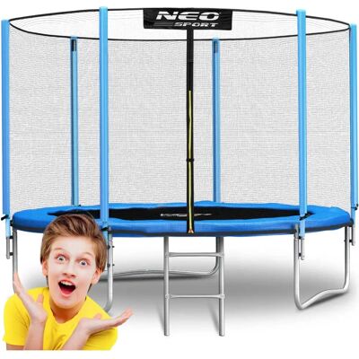 Neo-Sport Gartentrampolin - 8ft/252cm, Sicherheitsnetz, Verzinkte Federn Neo-Sport Gartentrampolin - 8ft/252cm, Sicherheitsnetz, Verzinkte Federn